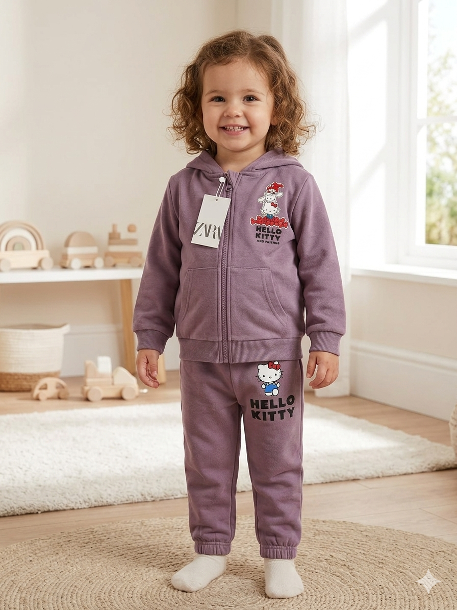 Sudadera Hello Kitty Morada