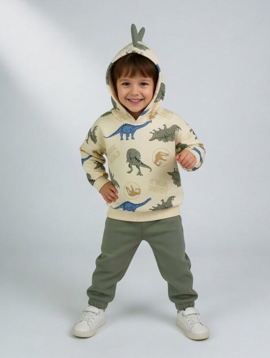 Sudadera Jurassic World con Capucha 3D